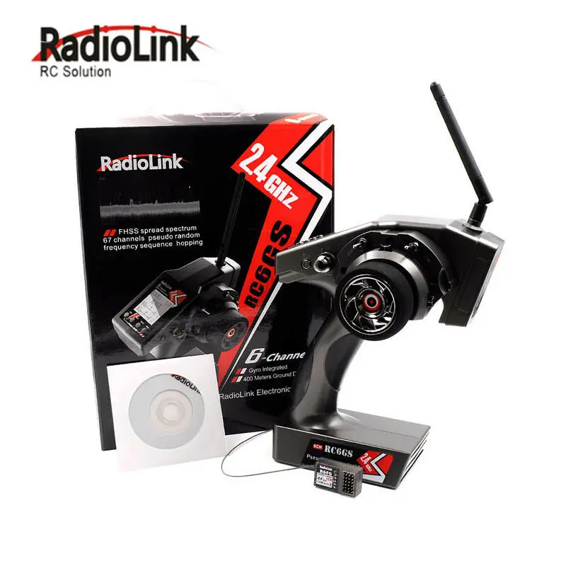 Радиоуправляемый передатчик RadioLink RC6Gs 2 4G 6CH Автомобильный контроллер с