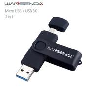 new usb 3 0 wansenda otg usb flash drive for smartphonetabletpc 8gb 16gb 32gb 64gb 128gb 256gb pendrive high speed pen drive