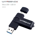Новый USB 3.0 wansenda OTG USB флеш-накопитель для смартфоновпланшетовpc 8 ГБ 16 ГБ 32 ГБ 64 ГБ 128 ГБ флешки высокая скорость Флеш накопитель пакет