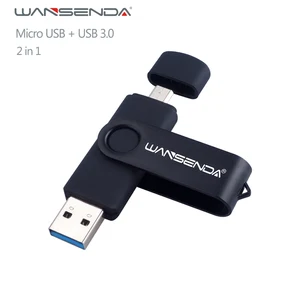 Новый USB 3.0 wansenda OTG USB флеш-накопитель для смартфоновпланшетовpc 8 ГБ 16 ГБ 32 ГБ 64 ГБ 128 ГБ флешки высокая скорость Флеш накопитель пакет