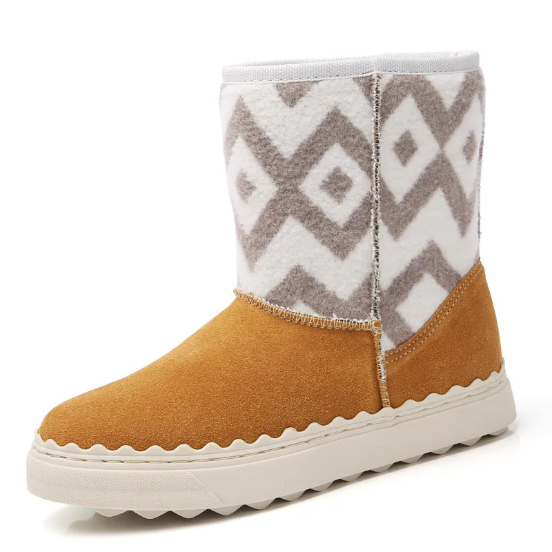 Новые стильные Лидер продаж из замшевой кожи Мода для девочек ботинки до