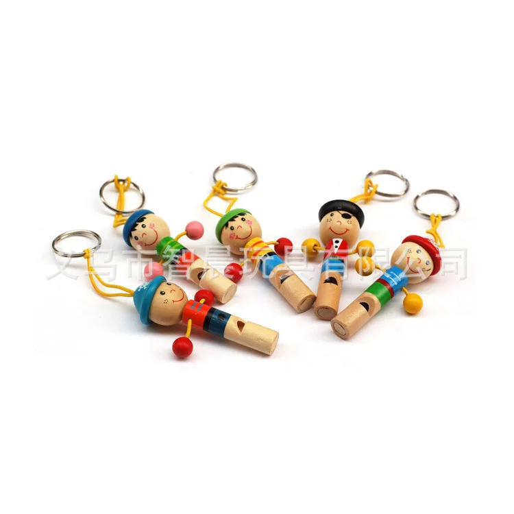 

Производители, прямые продажи, оптовая продажа, Детская развивающая игрушка, мультяшный маленький мини-свисток, деревянные ветровые инстру...