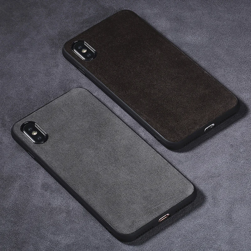 Phone Case For Xiaomi Mi 9 SE 9T 8 A1 A2 A3 Lite Mix 2S 3 Max 3 Suede leather Soft TPU Edge Cover For Redmi Note 7 5 6 Pro 6A 7A