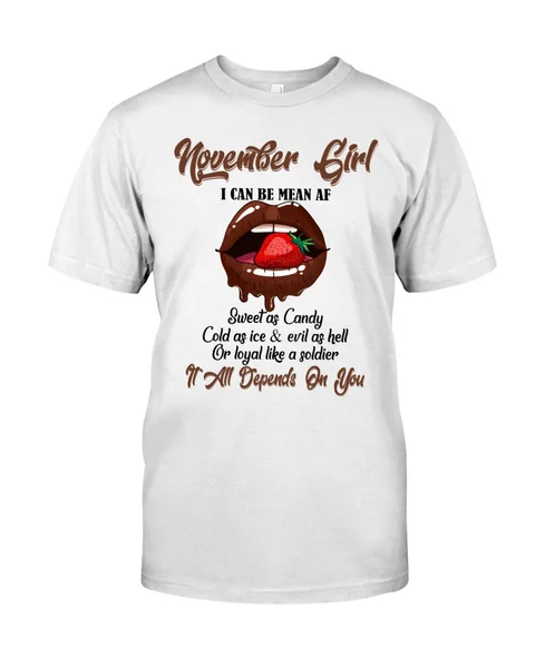 

Классическая футболка ноябрьской девочки