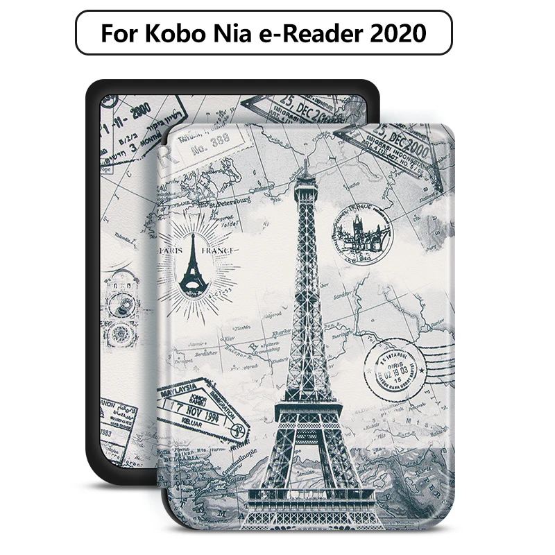 Обложка для Kobo Nia E reader чехол сна всех новых 2020 электронная книга Funda Capa|Чехлы