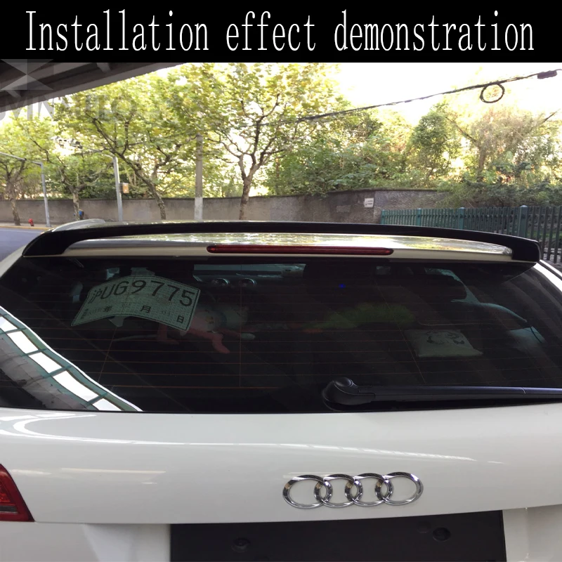 Для Audi A3 8P хвост из углеродного волокна спойлер Топ A3 задний спойлер 2009-2012