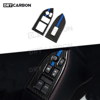 for toyota gt86 ft86 zn6 subaru brz 2013 2017 carbon fiber door window lifter switch buttons frame cover trim stickers
