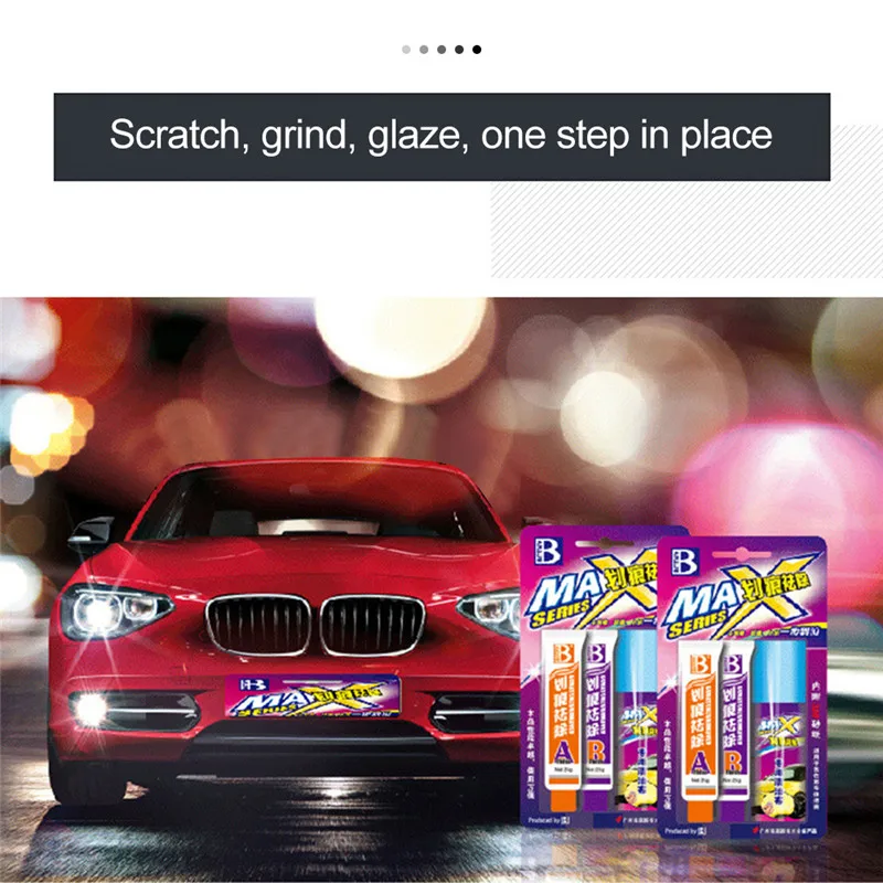 Автомобильные аксессуары для ремонта царапин + восковая пленка поверхности