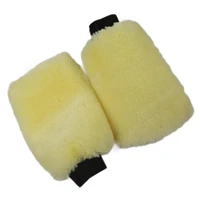 car washing gloves soft velvet waxing wool high density cleaning madness wash mitt cloth car accessories 1pcs