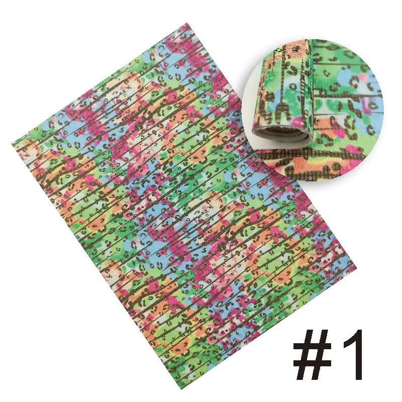 

8.2"*11.8" A4 Thorns Printed Fingerprint Glitter Faux Leather For Bows Craft Sewing Bags Shoes PU Leather Fabric DIY Materials