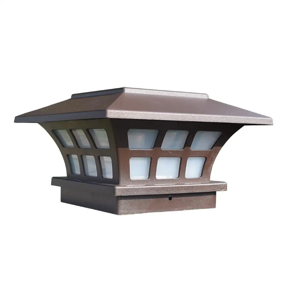 

Solar LED Pillar Lamp Intelligent Light Control Waterproof Garden Landscape Lamp Waterproof and Lightning Protection