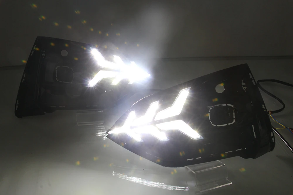 LED DRL лампы для Ford Focus ST он-лайн 2019 Светодиодный дневной светильник 3 цвета Дневной
