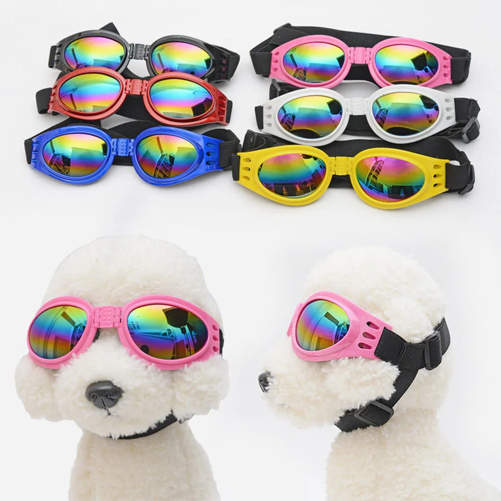 

1 pair Small Pet Dog Goggles Doggles ILS Sunglasses UV Eye Protection Windproof Puppy Cat Funny Glasses Toys