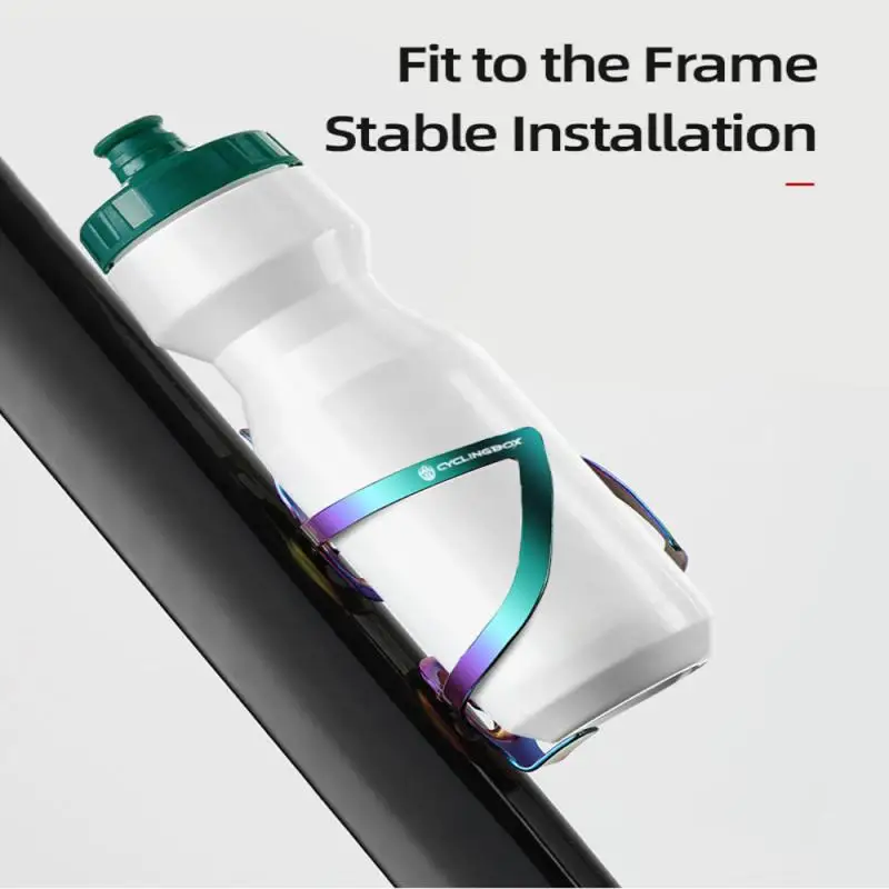 

Riding Colorful Kettle Holder Bracket Bicycle Aluminum Alloy Bottle Cages Cycling Bike Lightweight Drink Water Bottle Rack