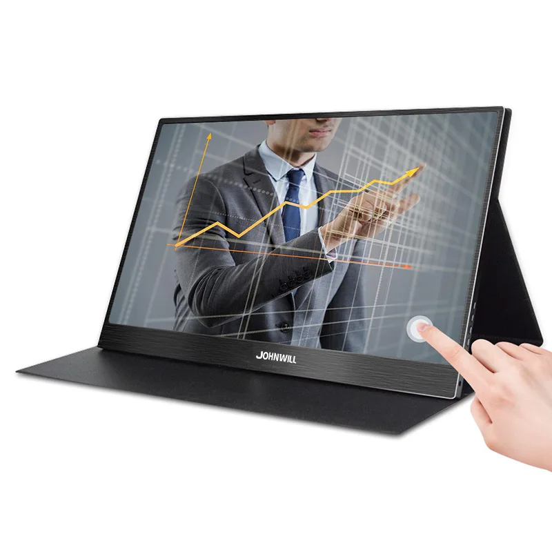 15.6 type-C touch 15,6 дюймов сенсорный экран HDMI 1080P портативный дисплей для ноутбука samsung DEX телефон xbox переключатель PS4 тип-c USB-C светодиодный игровой монитор - Цвет: 15.6 type-C touch