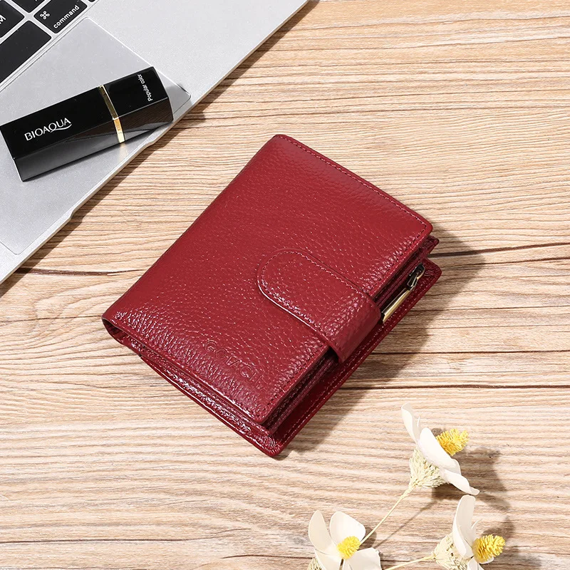 

Small Women's Wallet Solid Casual Short Female Wallets Mini Coin Purse Card Holders Handbag for Girls Simple Ladies Money Bag
