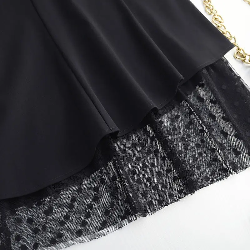 

Women Skirts Sexy Mesh Patchwork High Waist Stretch Mermaid Skirts Lady Office OL Skirts Plus Size Casual Party Skirt Y429