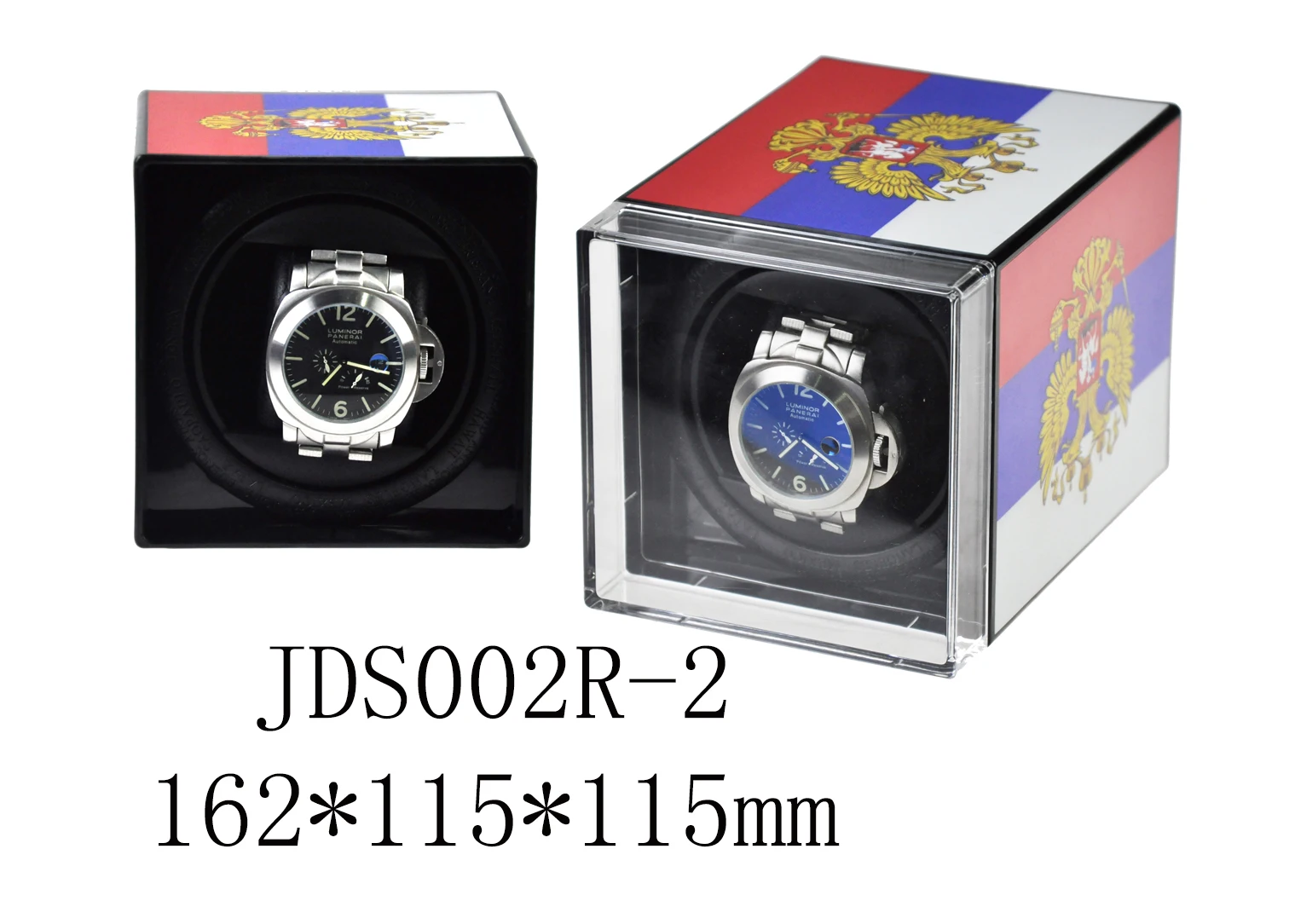

National flag USB Power Supply Mechanical Watch Winding Box Case Motor Shaker Mini Watch Winder Holder Display Jewelry Storage