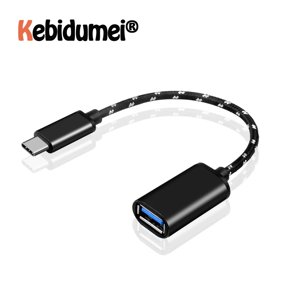 USB-адаптер 18 см OTG Type C к USB-кабелю папа USB 2 0 мама кабель передачи данных конвертер