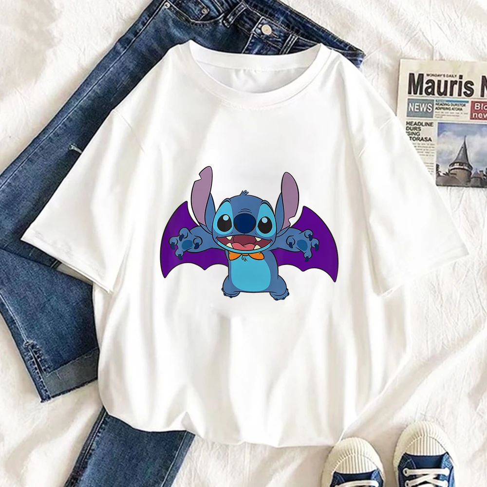 

Женская Летающая футболка на Хэллоуин, универсальная Современная футболка, бренд Disney, Лидер продаж, одежда, топ из аниме, мультяшная футболк...