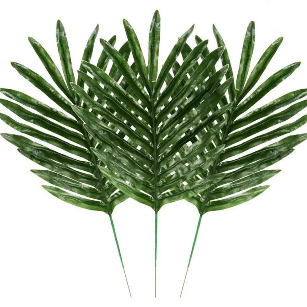 

Artificial Monstera Plants Plastic Tropical Palm Tree Leaves Home Garden Decoration Accessories Photography Decorative Leaves