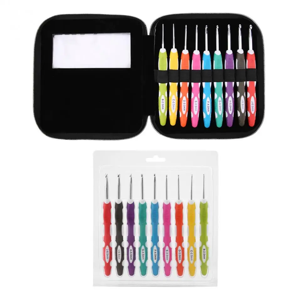 9 шт./набор вязальные спицы|Швейные инструменты и аксессуары| |