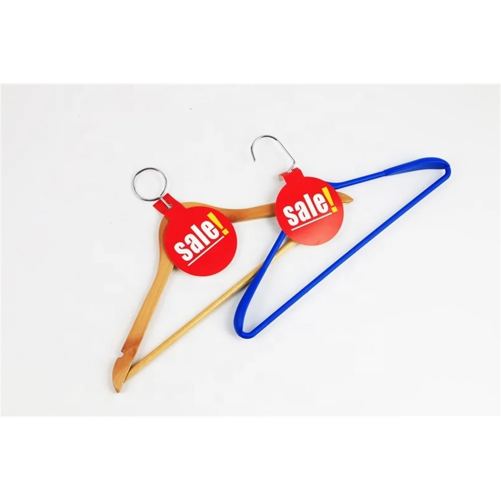 Hanger Sale Tickets Clothing Coat Hangers Price Tag Sales Printed Swing Labels Promotional Paper Cards Aisle Signs Shelf Talker | Дом и сад
