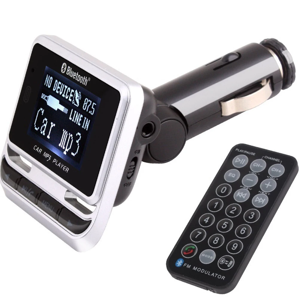 Bluetooth Автомобильный MP3 плеер FM12B беспроводной fm передатчик ЖК экран комплект с USB