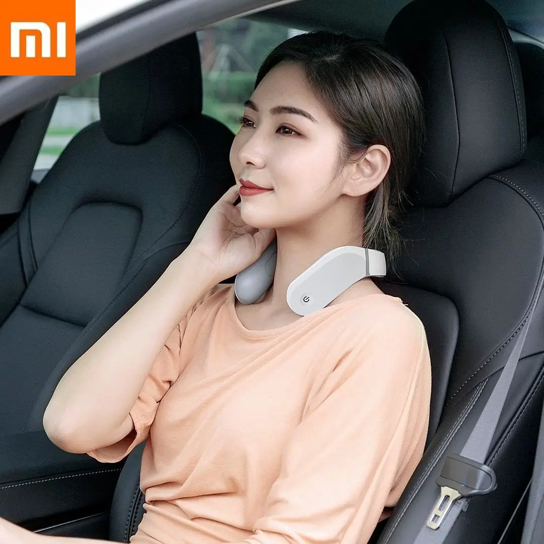 Многофункциональный Xiaomi умный массажер для шеи двойной компресс 360 °