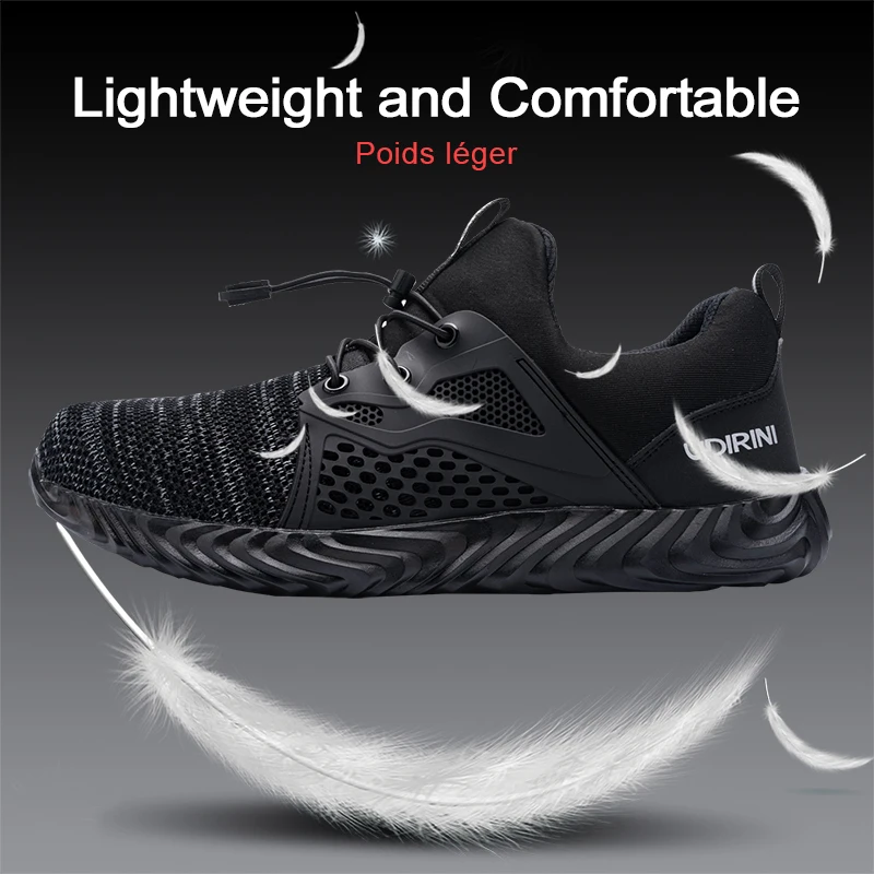 DYKHMILY/защитная обувь со стальным носком для мужчин и женщин нескользящие легкие