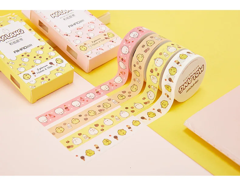 SIXONE 2 костюм Kawaii Кролик декоративная лента набор маскировки васи лента Diy Руководство Скрапбукинг наклейки этикетка канцелярские товары