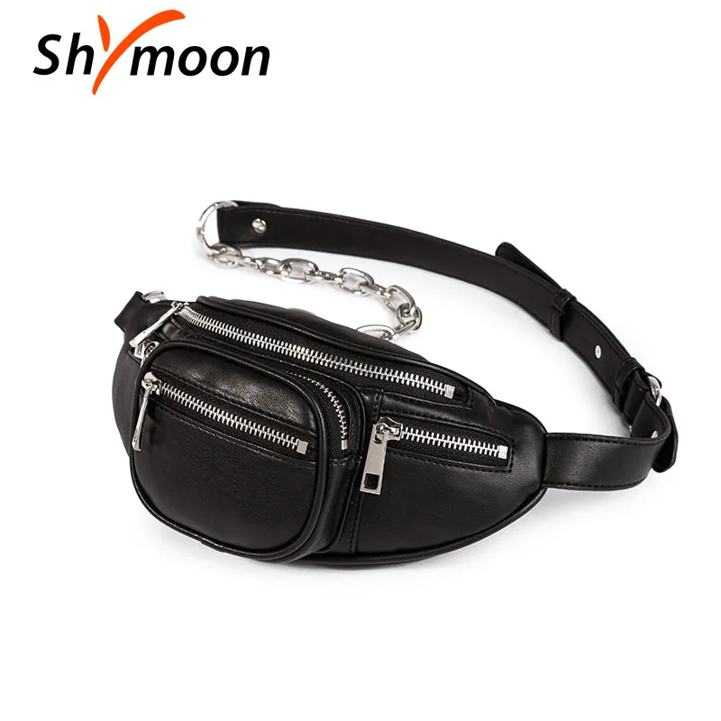 SHYMOON женские мини-сумки на талию брендовые дизайнерские поясные сумки модная