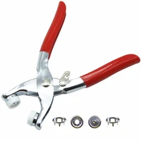 high quality prong ring stud press pliers grommet rivets eyelet fastener snap pliers for 9 5mm button hand tools