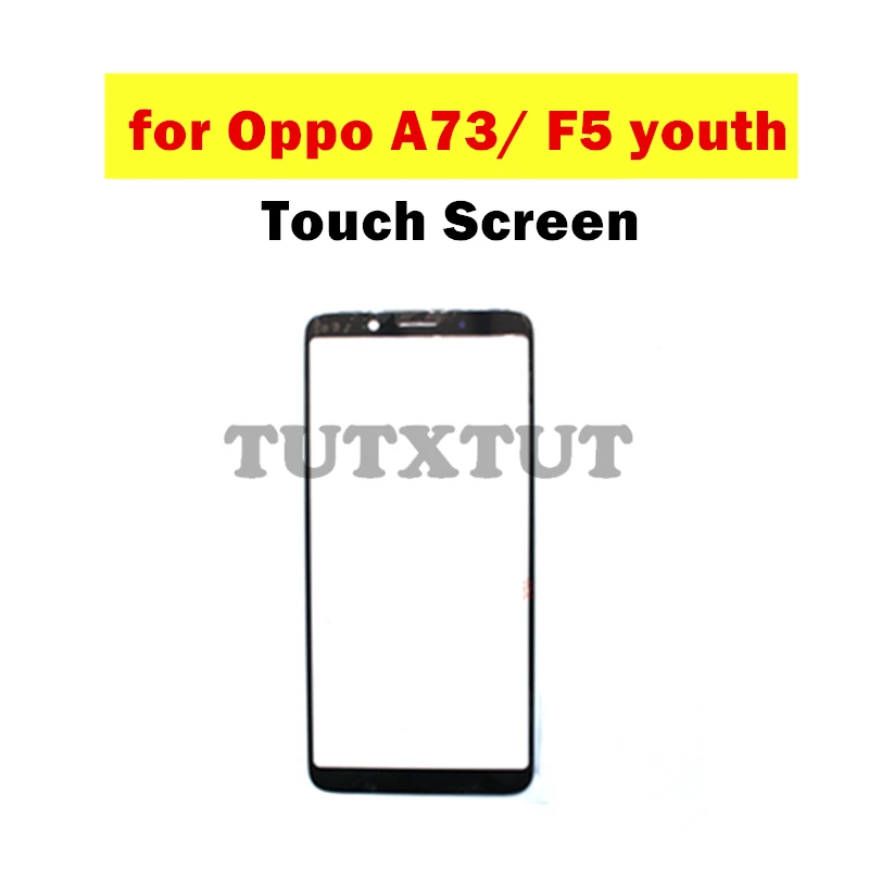 Для Oppo A73/ F5 youth сенсорный экран стеклянная Сенсорная панель передняя дигитайзер