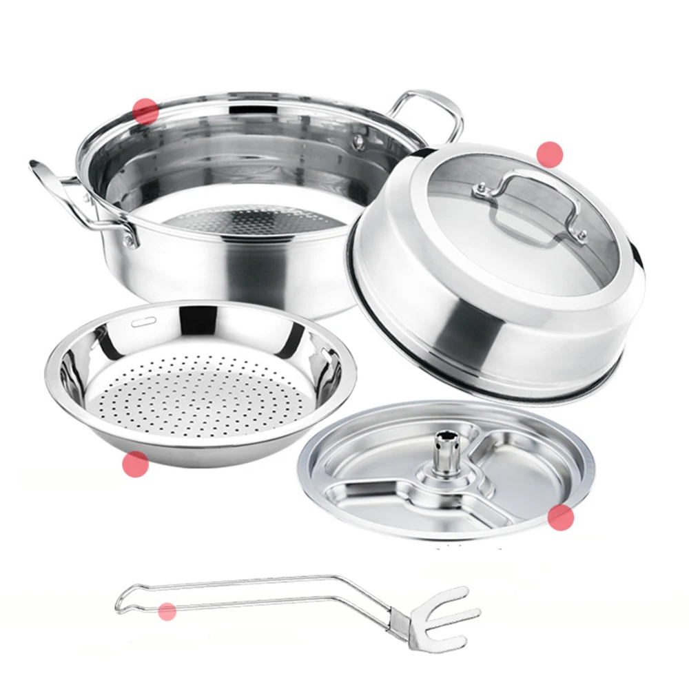 Многофункциональная Пароварка из нержавеющей стали домашняя утолщенная