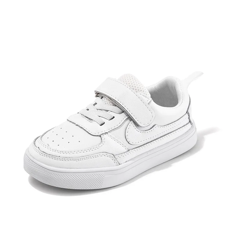 

Children's shoes spring 2021 new Korean leather girls' versatile board shoes