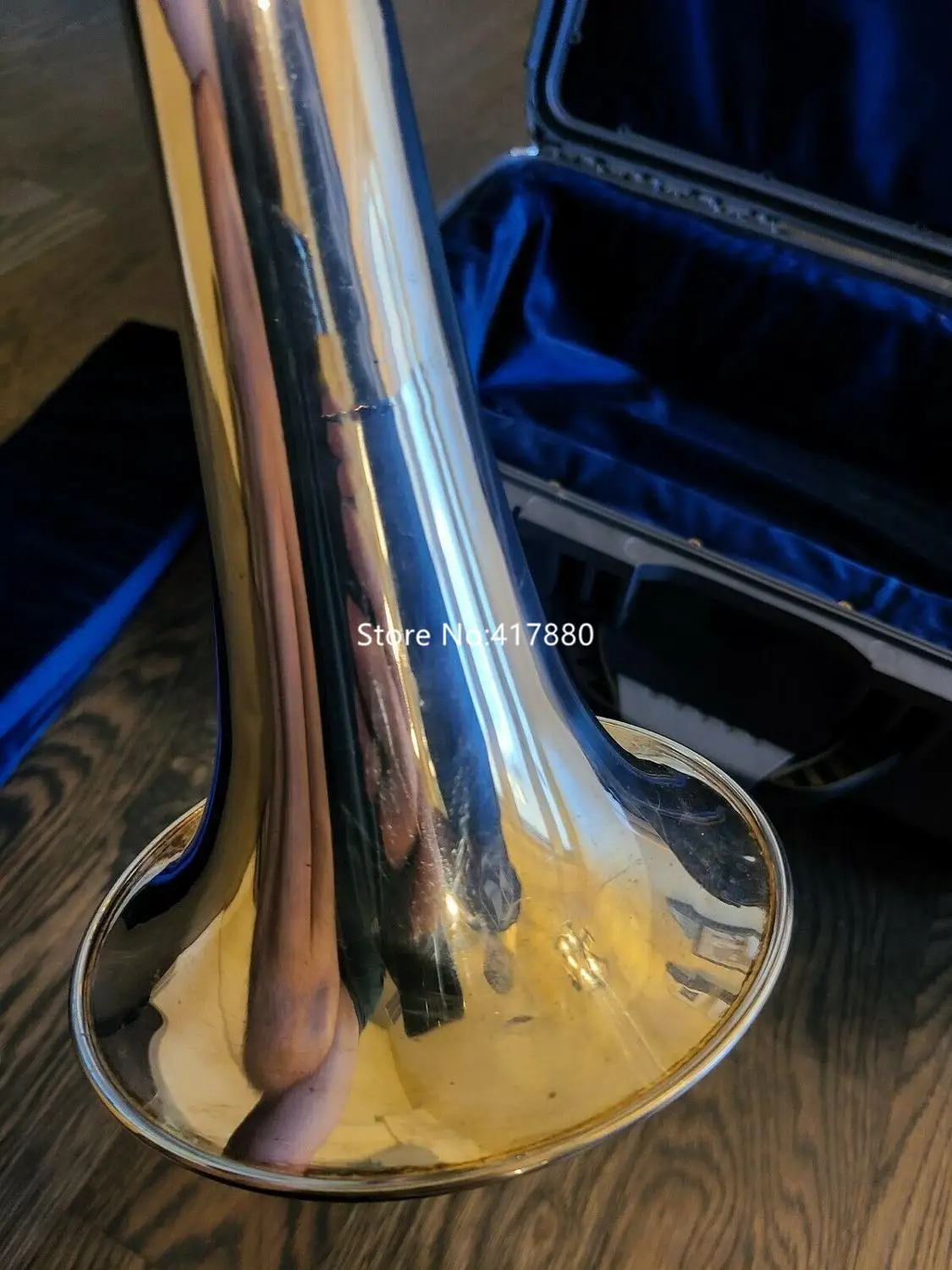 Популярный серебристый музыкальный инструмент Баха флугелрона Bb чехол