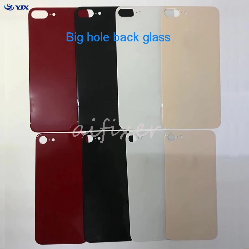 

10 шт., задняя крышка с большим отверстием для камеры iPhone 8 8plus