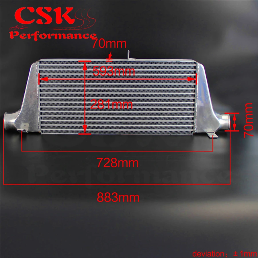 Подходит для Mazda RX 7 RX7 FC FC3S 13B 86 91 обновленный FMIC Single Turbo Intercooler Silver| |