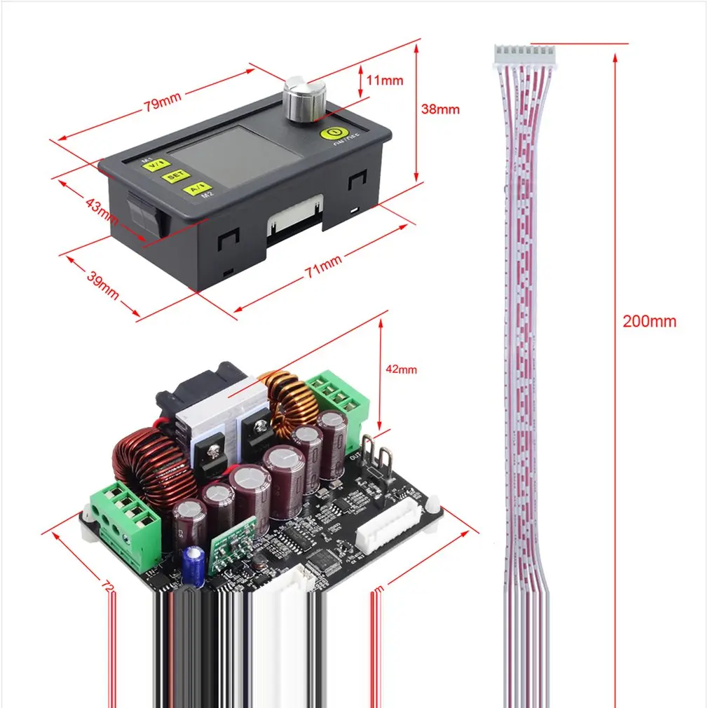 DPH5005-USB-BT понижающий преобразователь постоянного напряжения программируемый
