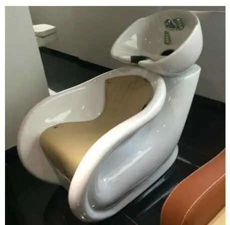 Кресло для мытья волос шампунь из стекловолокна парикмахерской