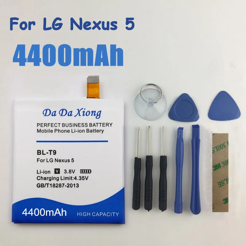 Аккумулятор большой емкости на 4400 мАч для LG Nexus 5X аккумулятор H790 H791 H798 | Мобильные