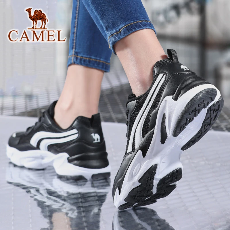 CAMEL Summer Women's Running Shoes Women Sneakers Sports Casual Stability Outdoor Anti-slip Jogging Breathable Mesh | Спорт и