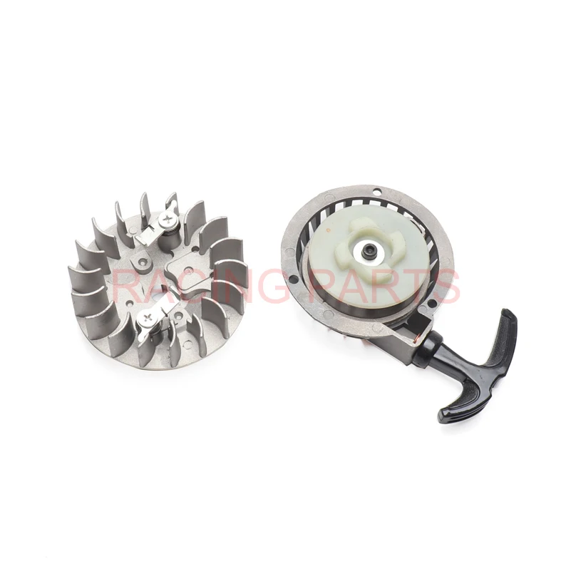 Алюминиевое пусковое устройство с маховиком легко тянуть подходит для 47cc 49cc 2 Stoke