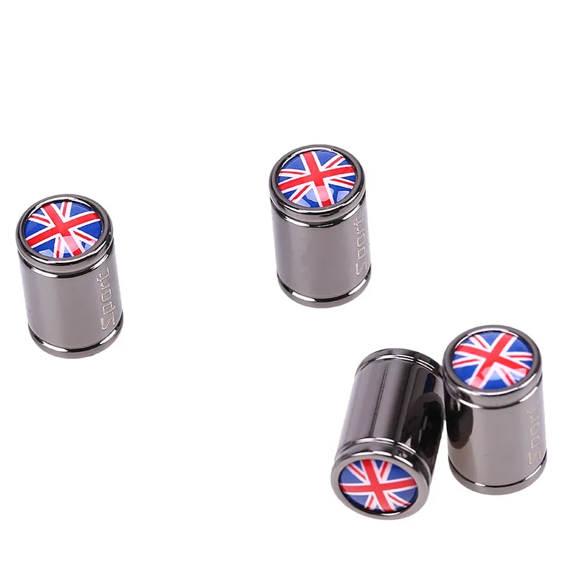 Универсальные колпачки на клапан для автомобильных шин 4 шт./компл. черный 7