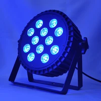 4 pcs Aluminum 12x18w RGBWA UV 6in1 led par light dmx stage dj light Wall washer party dyeing light
