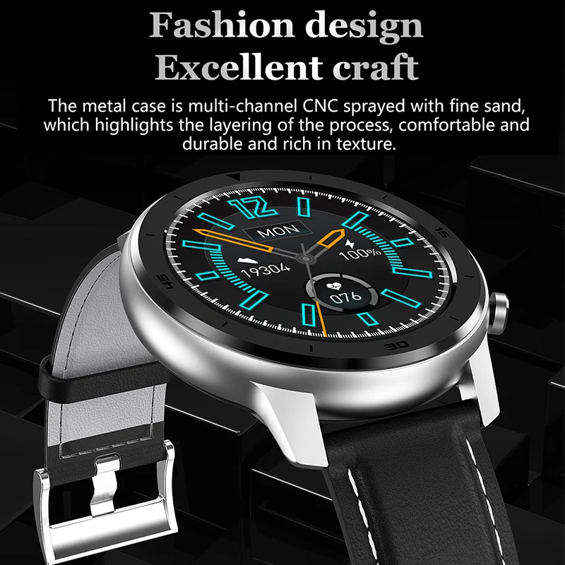 Смарт часы для мужчин ip68 трекер сердечного ритма Браслет smartwatch band