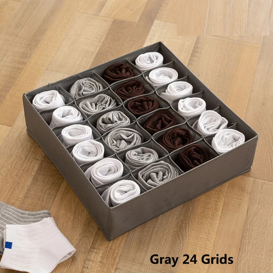 Ящик для хранения коробка классификации ящик нижнего белья носков из ткани
