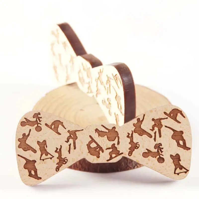 Мужские Завязывающиеся галстуки бабочки для мальчиков геометрический ромб