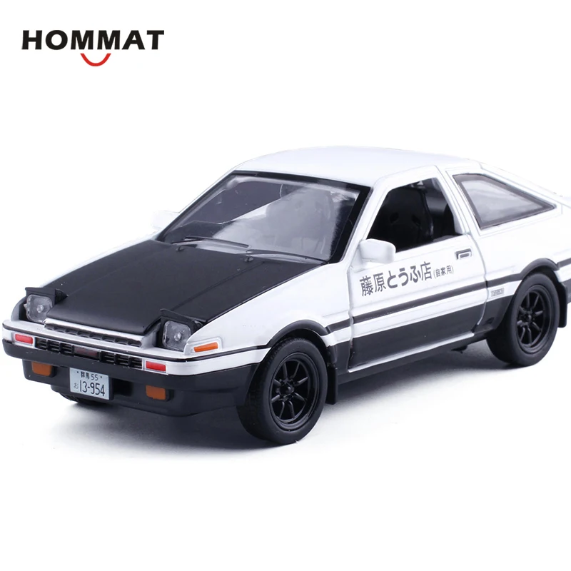 Hommate моделирование 1:28 начальный D Toyota Sprinter Trueno AE86 литая модель игрушечного